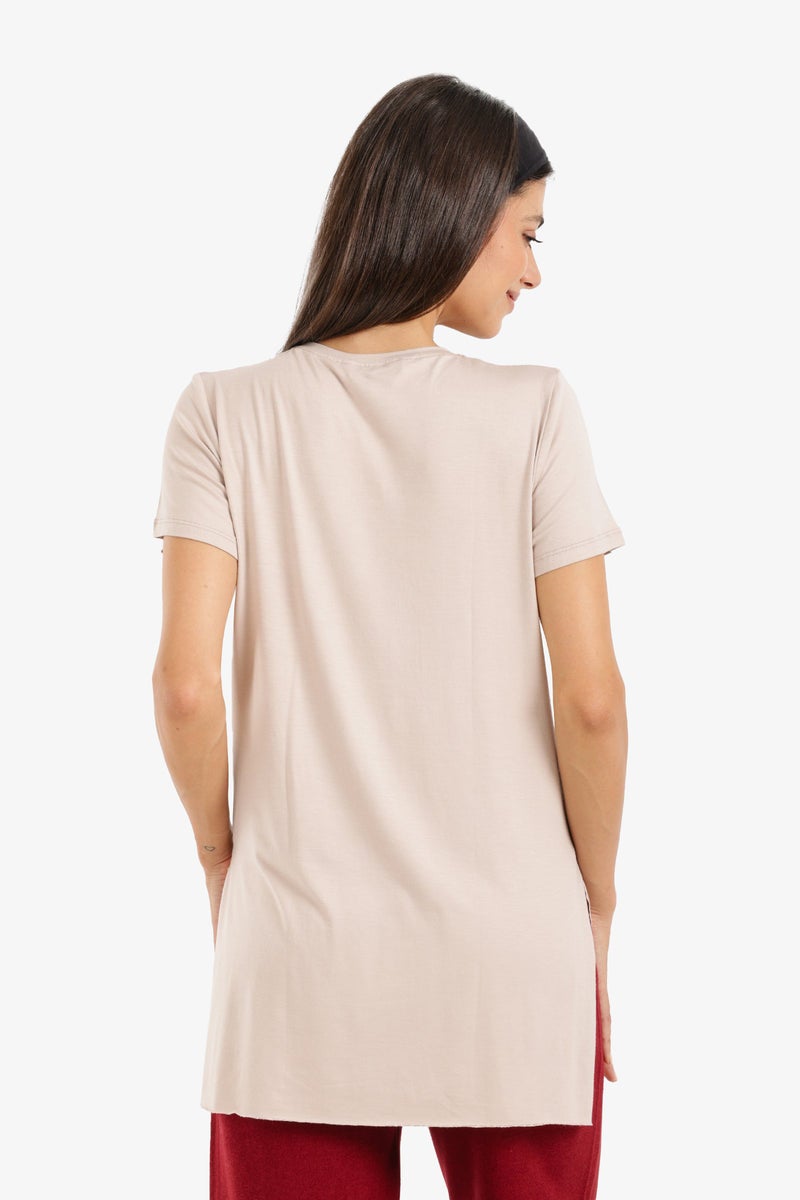 Carina Long Relaxed Fit T-Shirt - Image 4